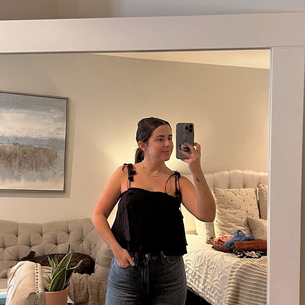 Free People tassel bodysuit